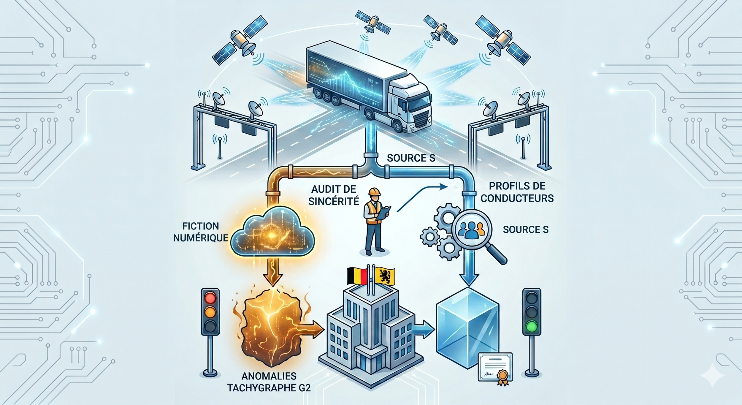 Tachygraphe V2 : Pourquoi votre camion vous auto-incrimine (et comment l'Audit Source S vous protège).