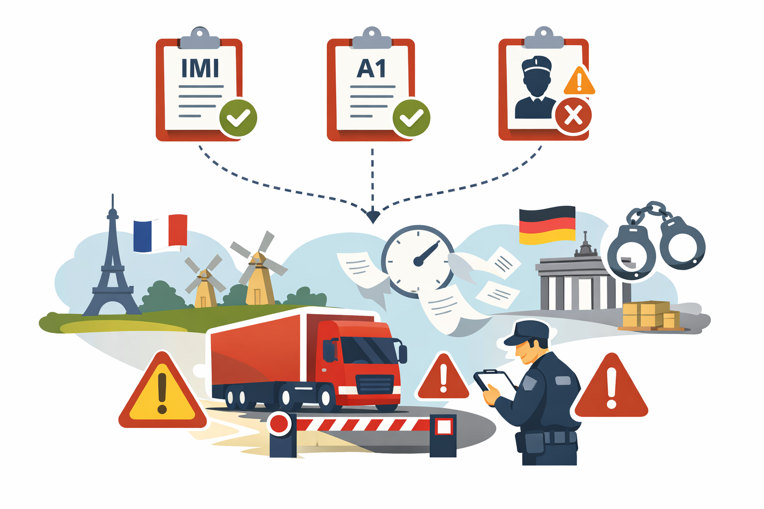 IMI, FORMULAIRE A1, EXTRA-UE : LE RISQUE CRIMINEL DE L'ATTESTATION FLOTTANTE.