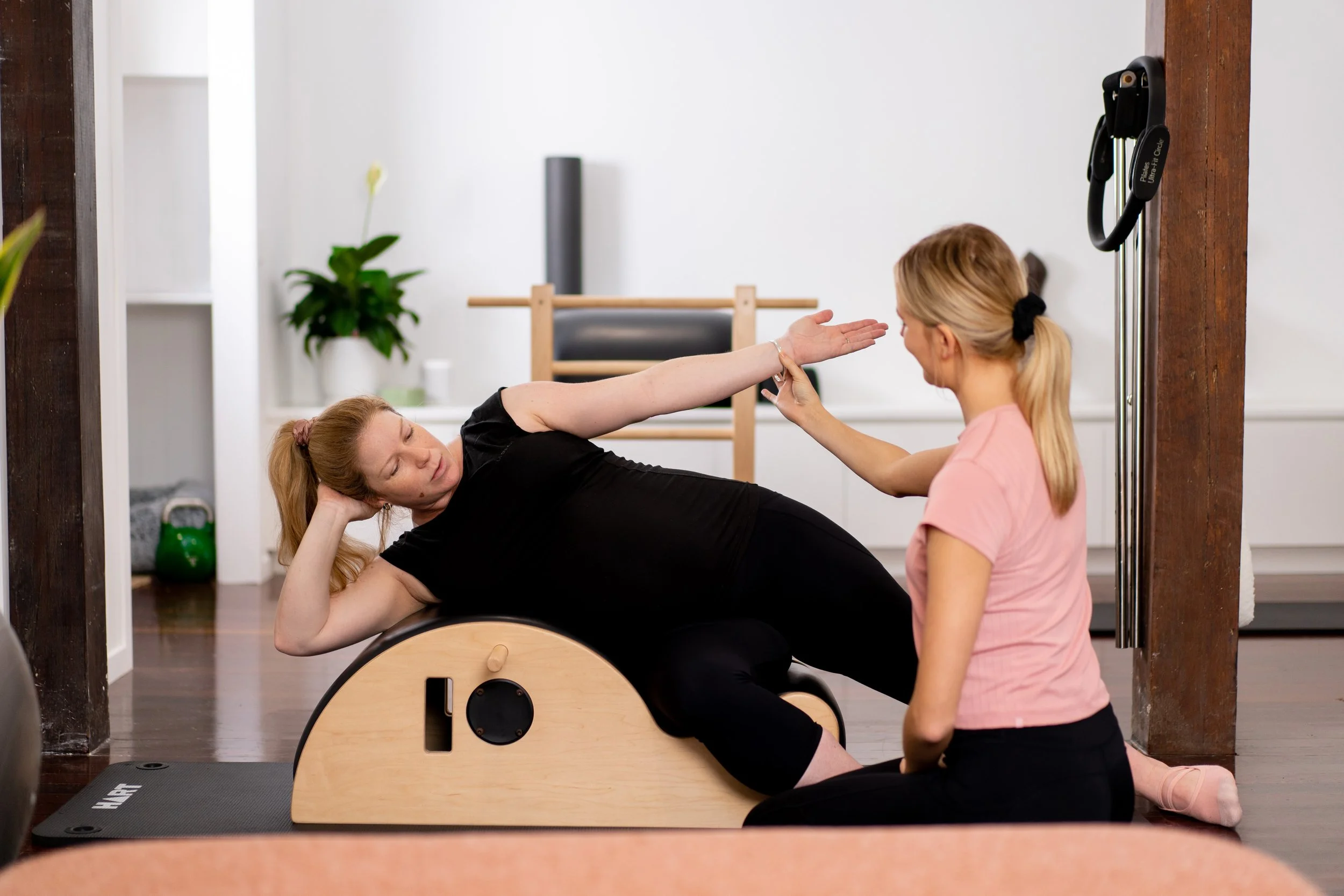 Clinical Pilates session at any.BODY Studio in Milton, Brisbane