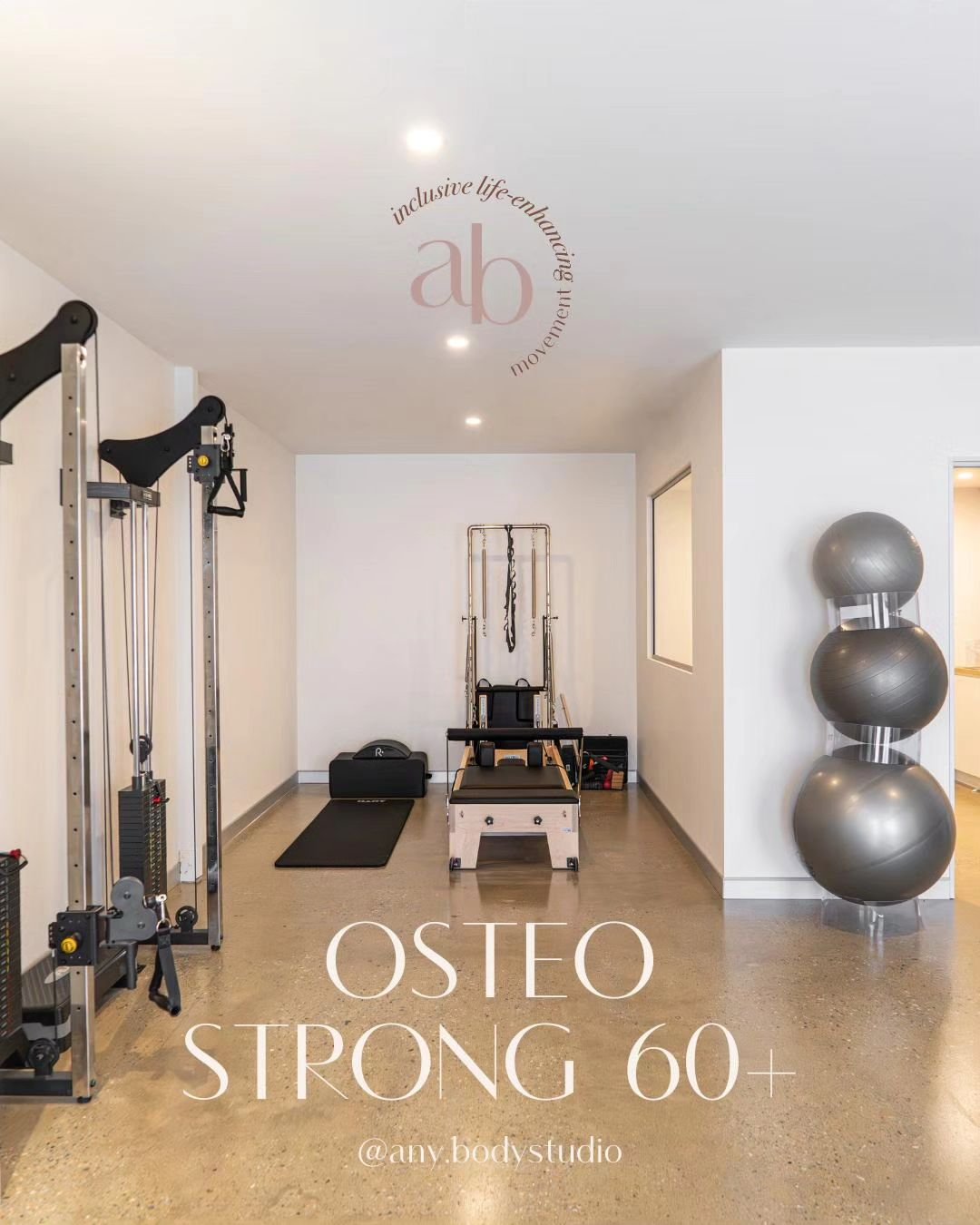 We are extremely passionate about providing life-enhancing movement solutions for people from all walks of life. Our brand new Osteo Strong 60+ Strength and Performance classes are tailored classes to assist with osteogenic loading, helping those ove