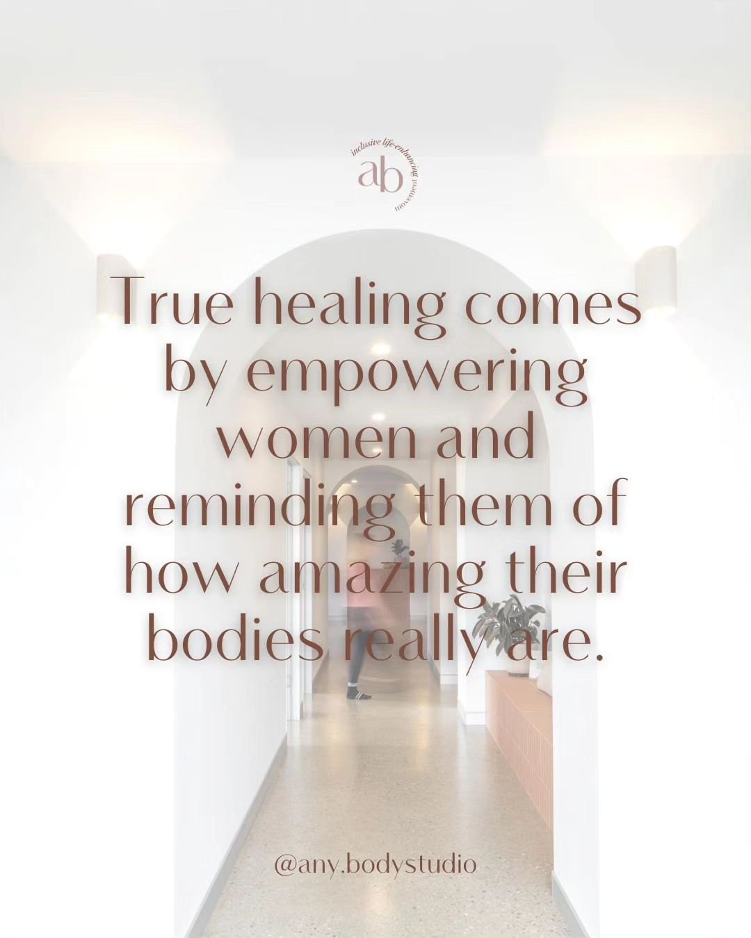 You are not broken. 

We are all healing from something . Be it trauma, pain, constant setbacks/let downs, body image, our relationship with movement, ourselves, food, and more! 

When helping women heal from whatever may cause them grief or disconne