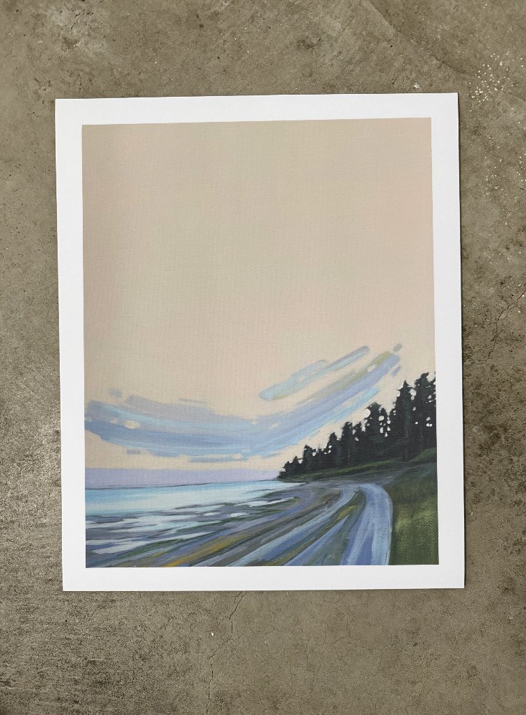 Stories Beach Study Paper Print