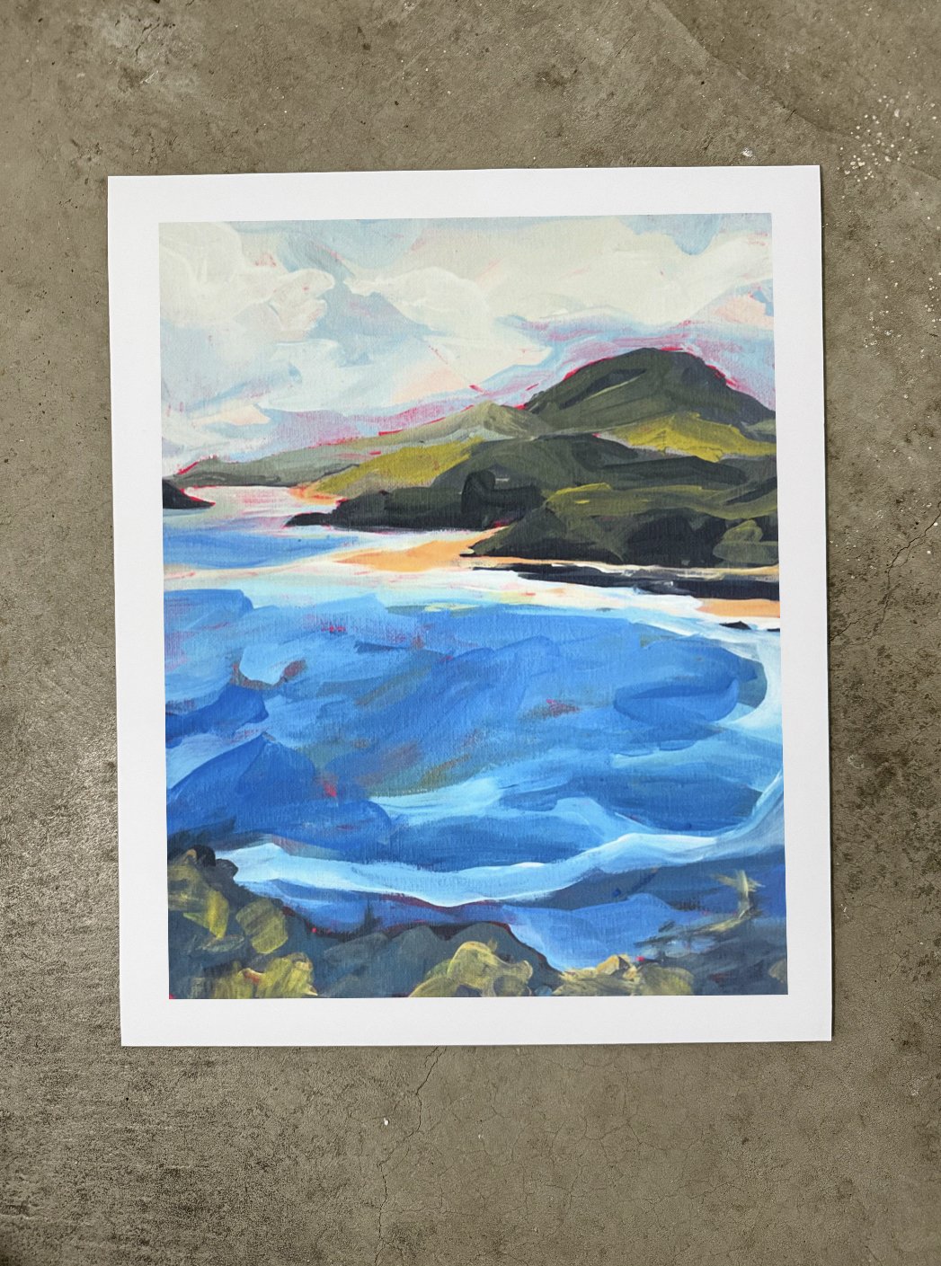 Big Sea Big Sky Paper Print
