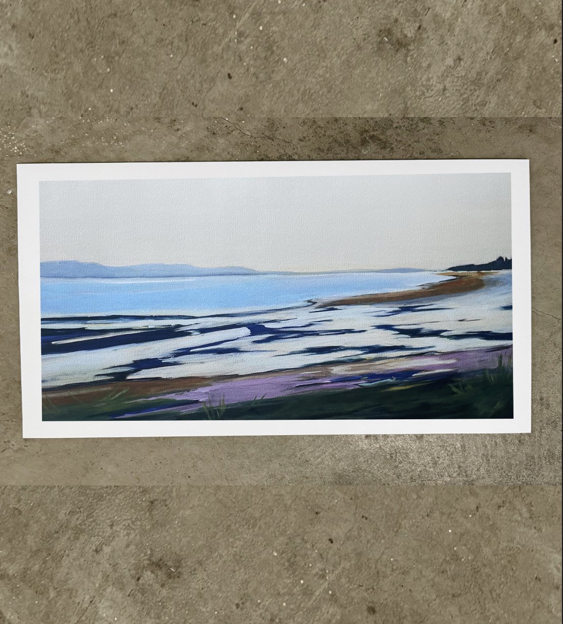 Saratoga Blues Paper Print