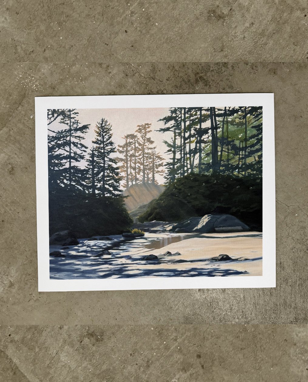 A New Light Paper Print