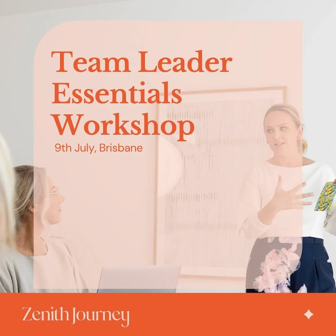 Ready to level up your leadership game? Join me for the Team Leader Essentials - Brisbane workshop!

This one-day interactive workshop is perfect for:
🔹 Business owners with a team (or those planning to hire)
🔹 New team leaders
🔹 Aspiring managers