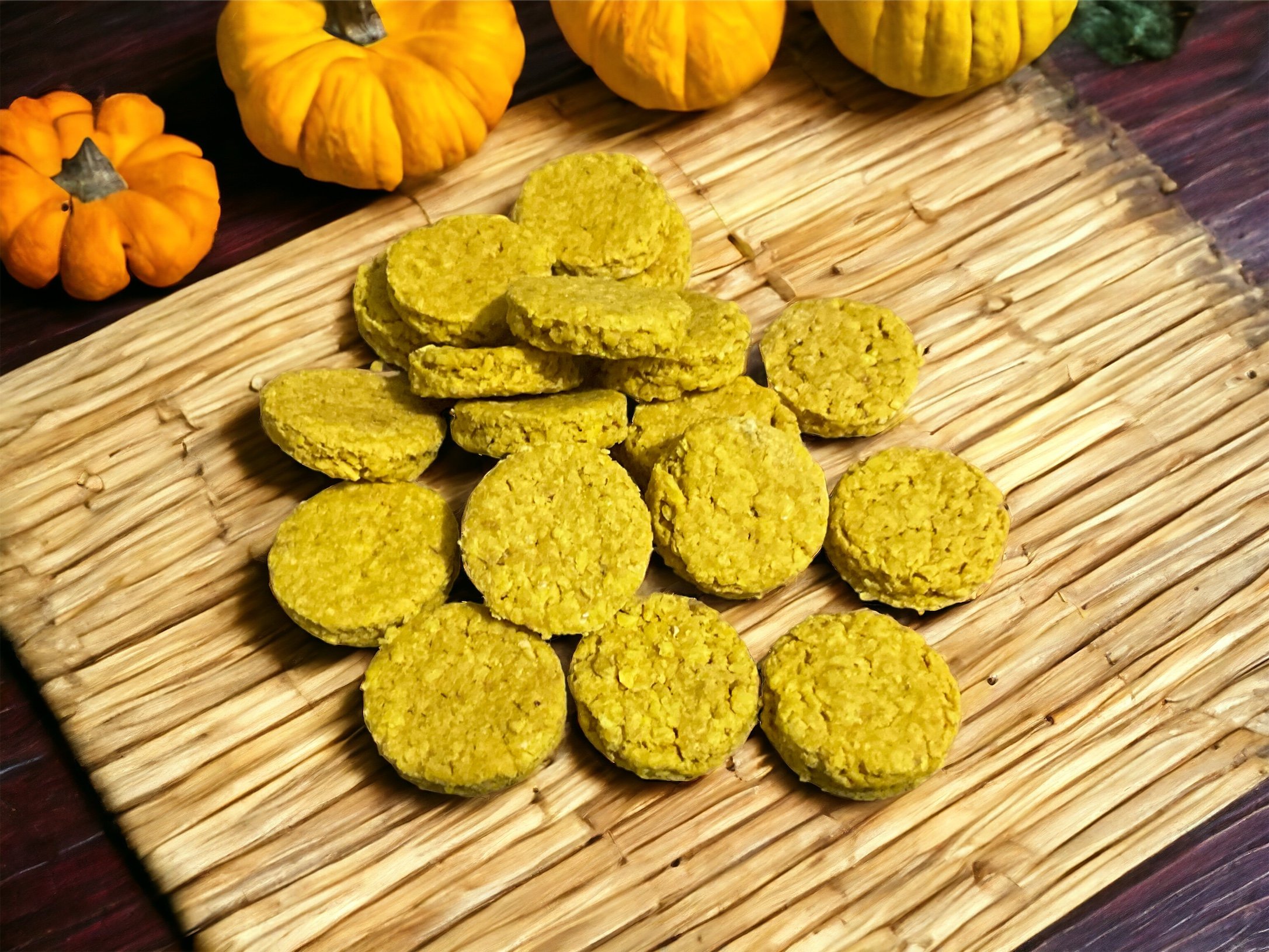 Pumpkin & Tumeric Biscuits
