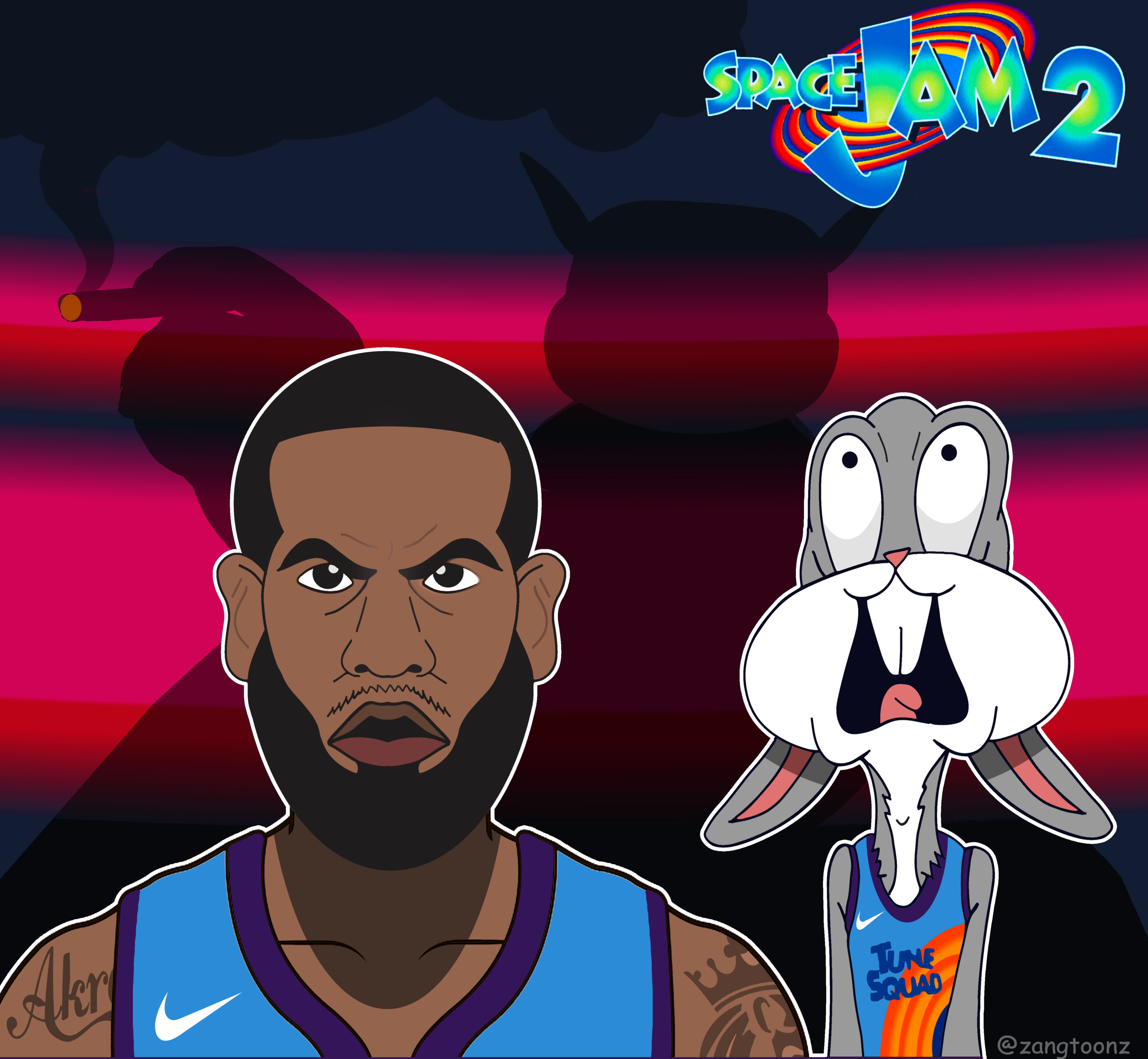LeBron James & Bugs Bunny