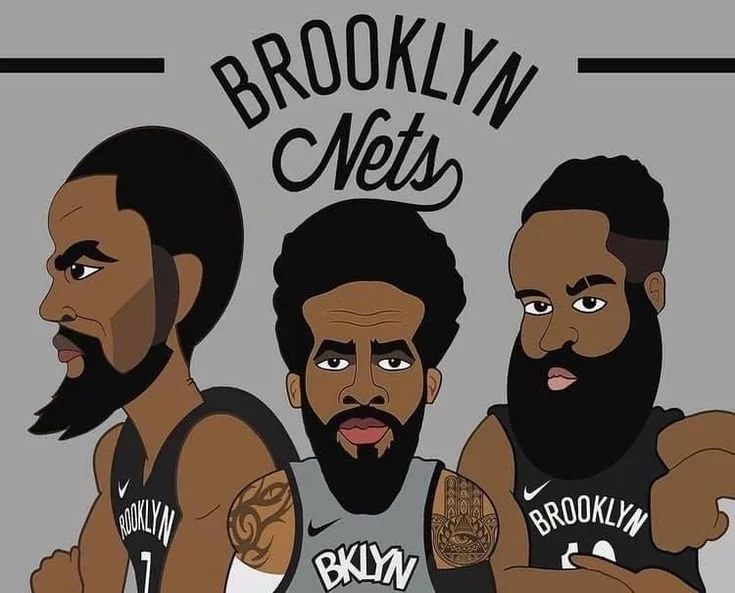 Kevin Durant, Kyrie Irving, James Harden