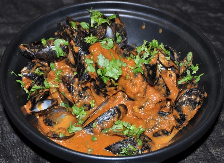 Butter Masala Mussels from Nice
