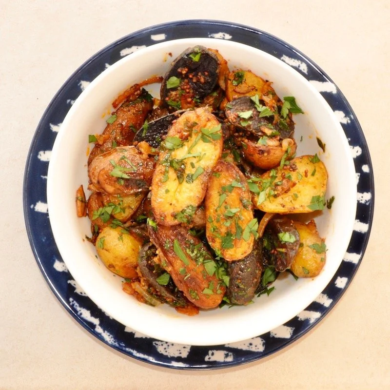 Roast Potatoes In Düsseldorf, Germany