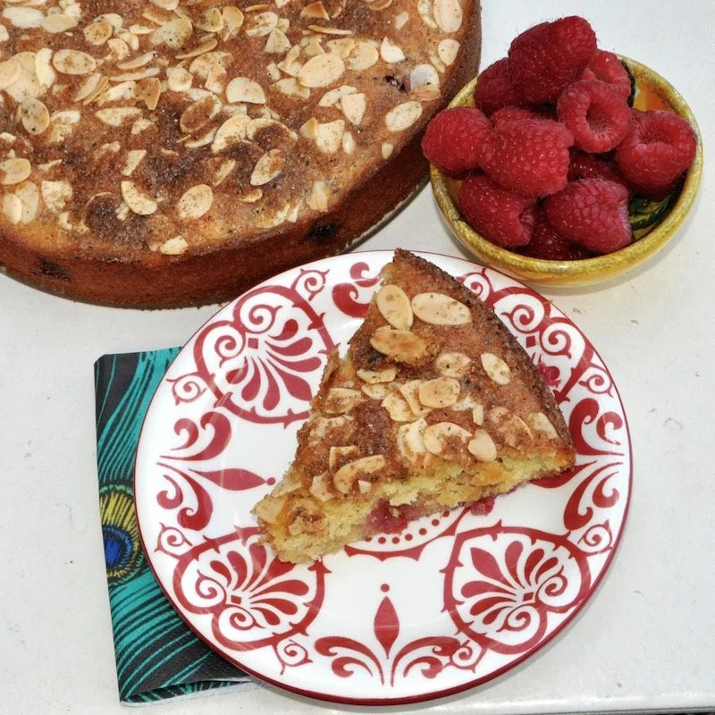 Raspberry Cake In Calci, Tuscany