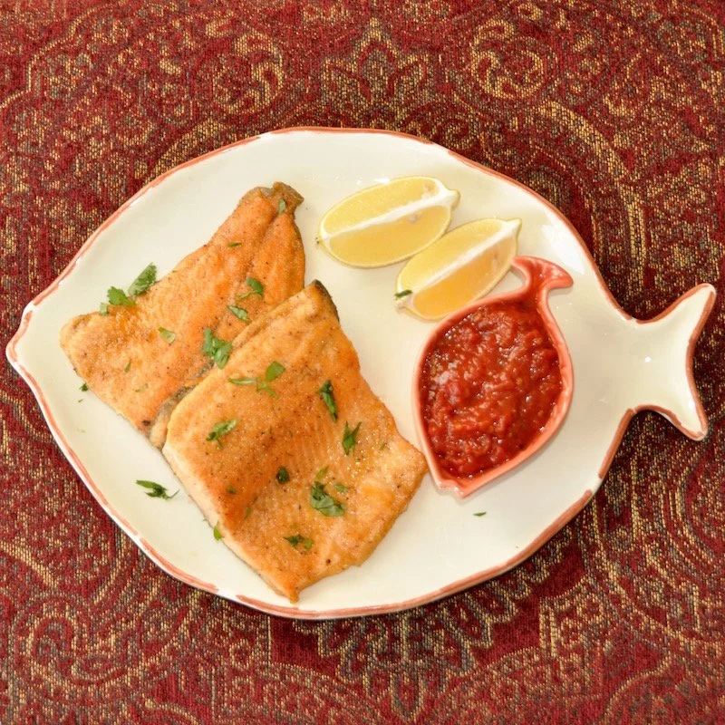 Pan Fried Masala Trout In Ontario