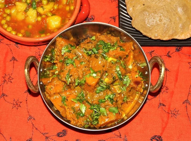 Curried Pumpkin Sabzi In Ontario, Canada