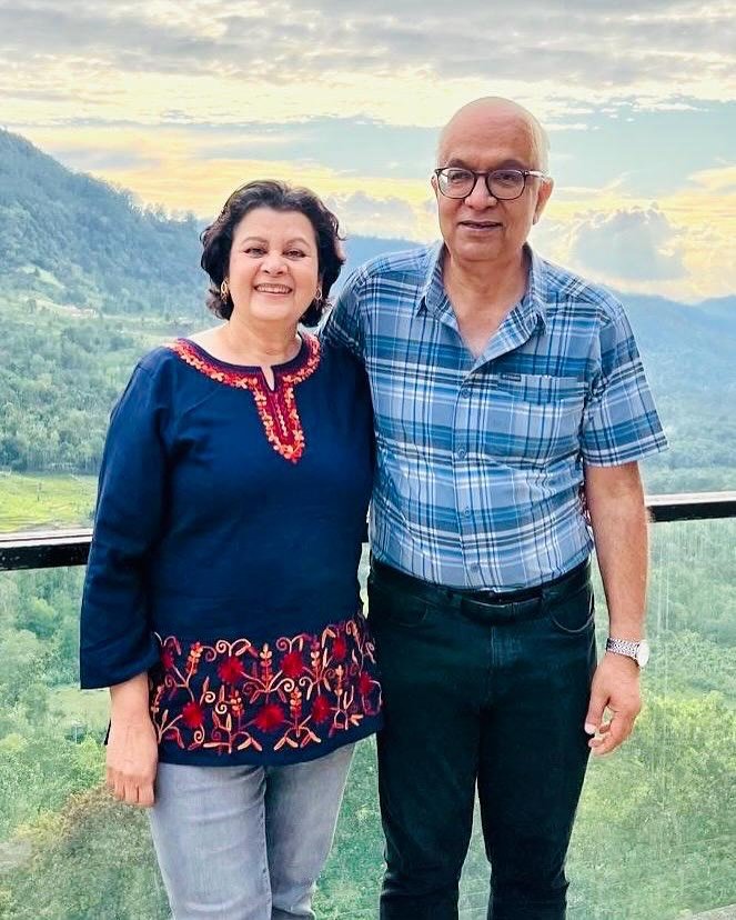 Celebrating 40 wonderful years together, sharing life&rsquo;s adventures! 🥂