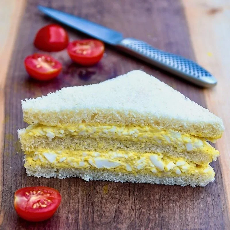 It&rsquo;s picnic season and what better finger food to pack than a delicious Japanese style egg salad sandwich! Find the recipe on my new blog post on our visit to beautiful Kamakura, in the link in my bio, don&rsquo;t wait too long, these sandwiche
