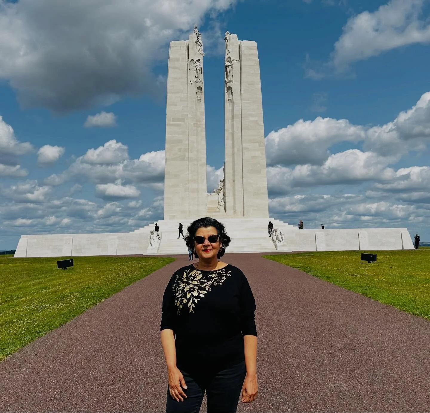 Keeping the memory of their sacrifice alive at the Canadian memorials at Vimy Ridge and the Indian memorial at Neuve Chapelle in France, very moving places to visit and remember