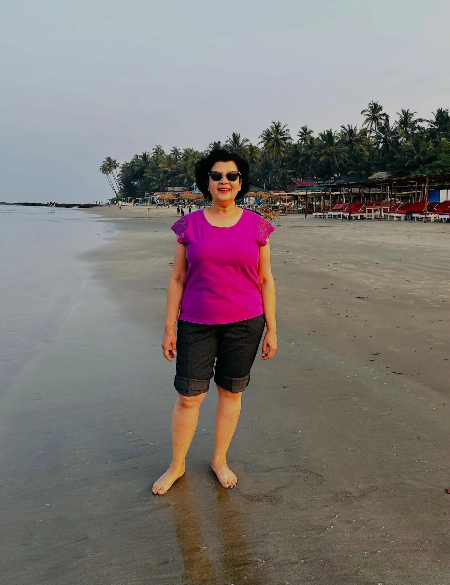 Landed in Goa, headed straight for the beach!