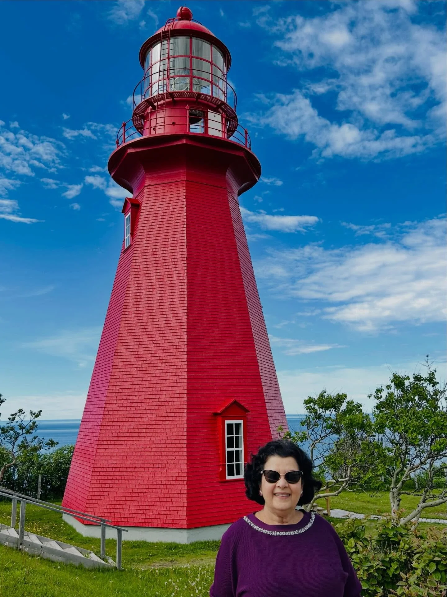 Charming lighthouses in the Gaspesie, Quebec, the red one is my favourite of course!