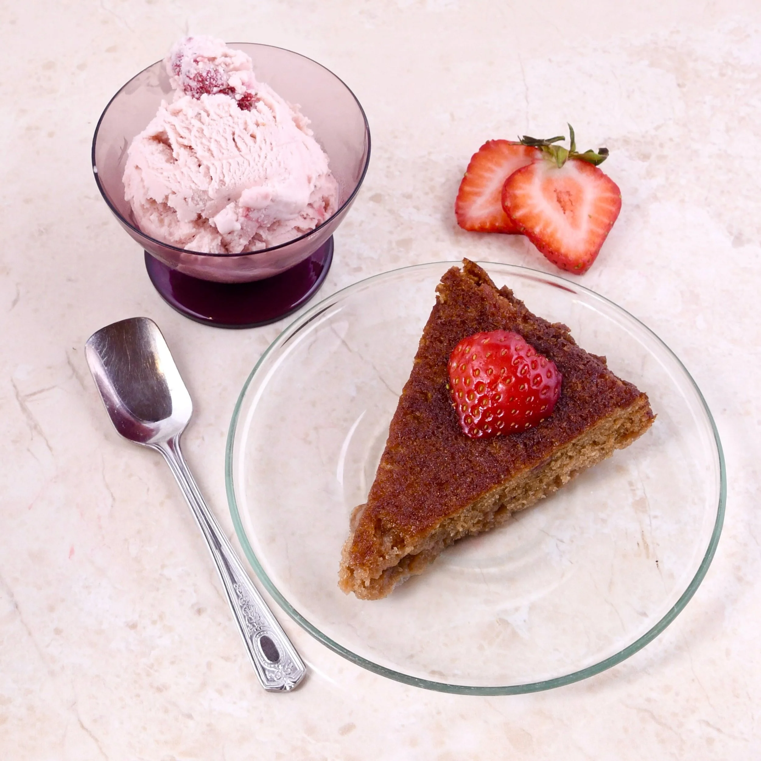 Seize the season, make strawberry cake and strawberry ice cream! Find the recipe and story of our visit to Luxembourg in the link in bio. Put Luxembourg on your wish list for future travels, it&rsquo;s spectacular!