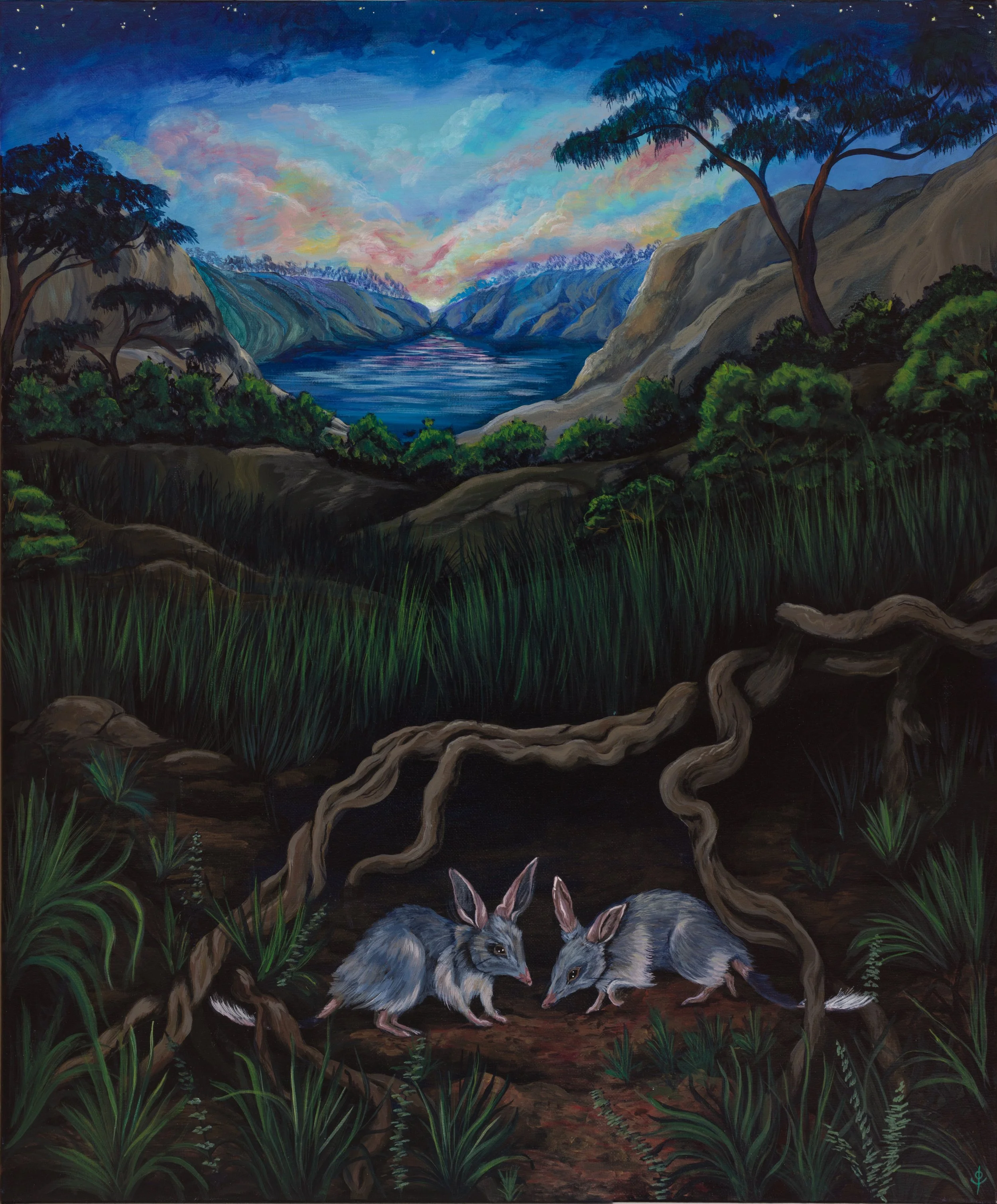 'Desert Dwellers'
(Acrylic on Canvas)