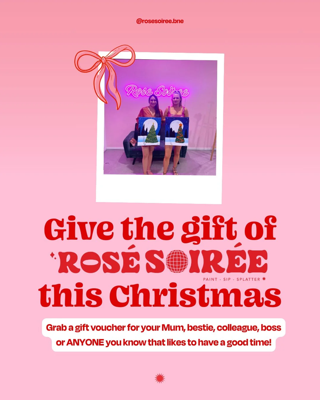 All I want for Christmaaaas is Ros&eacute; Soir&eacute;e 🎤🎄🍷⁠
⁠
I know we're no Mariah Carey, but if you're a Brisbane girlie, we're probably the next best thing 😉 And that's why there's no better gift this Christmas than a trip t Ros&eacute; Soi