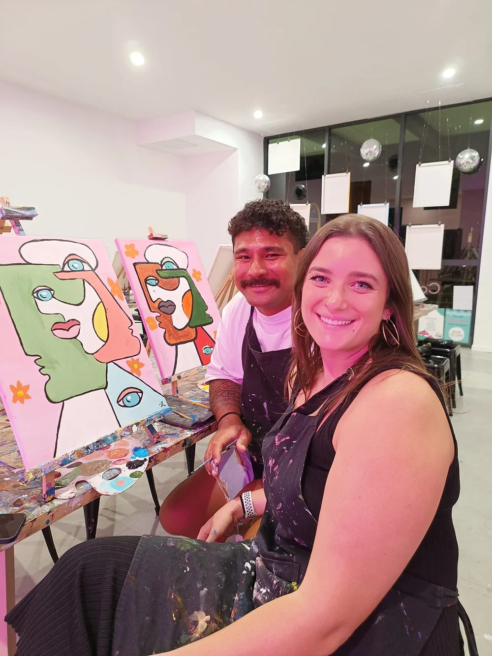 Book Paint and Sip Today Bulimba Brisbane Rosé Soirée