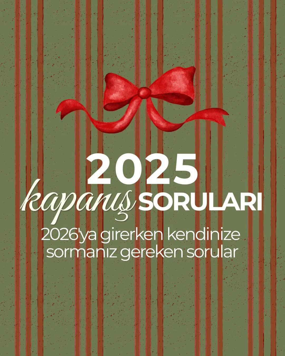 2025&rsquo;i kapatırken, sadece neleri başardığını değil&hellip;
i&ccedil;inde nelerin sessizce değiştiğini de fark etmek iyi gelir.

Bazen yılın en &ouml;nemli d&ouml;n&uuml;ş&uuml;mleri;
kimseyle paylaşmadığın d&uuml;ş&uuml;ncelerde,
kendine itiraf