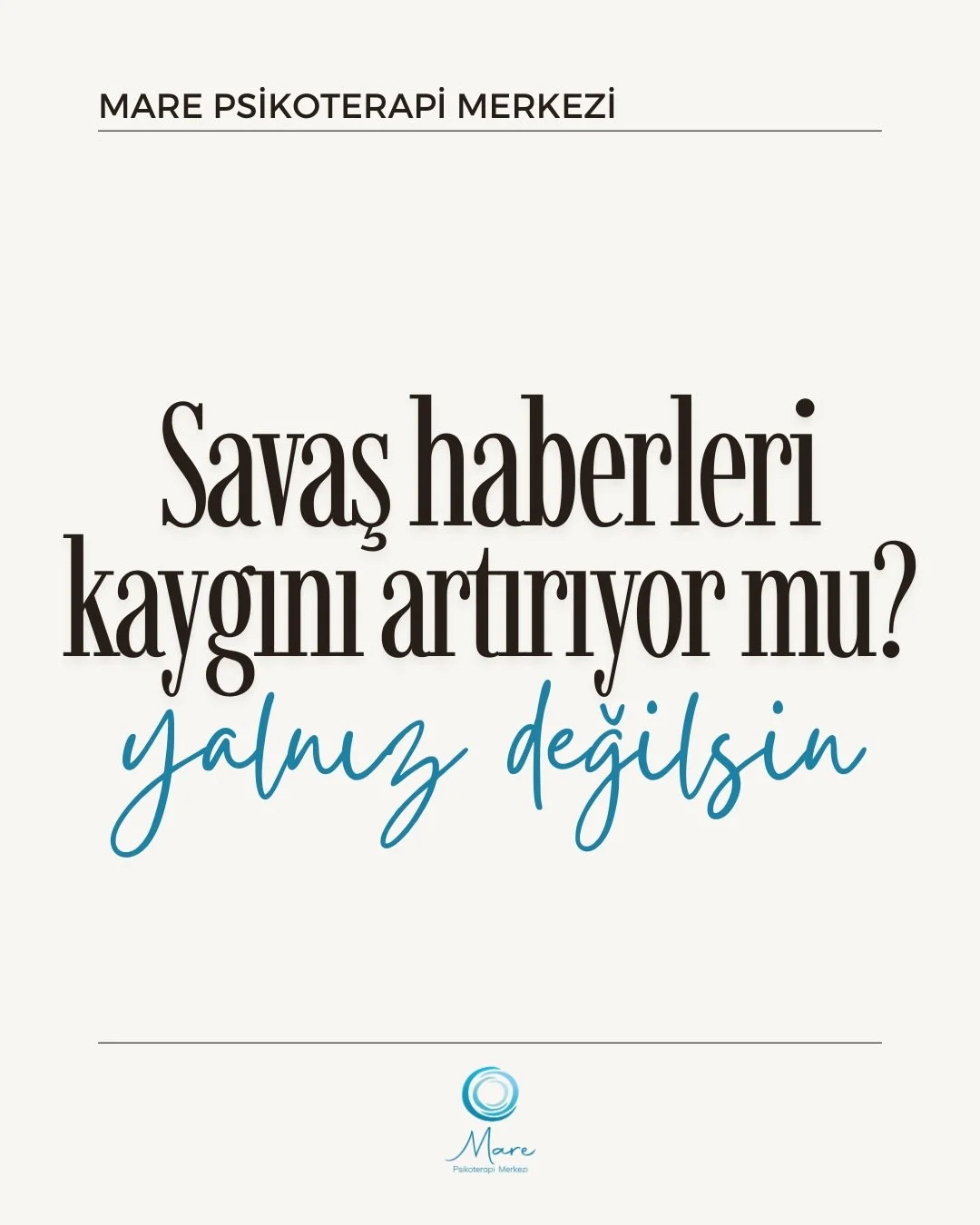 Son g&uuml;nlerde savaş haberleri bir&ccedil;ok kişide kaygı, huzursuzluk ve belirsizlik hissini artırmış olabilir.

S&uuml;rekli haber akışına maruz kalmak zihinsel y&uuml;k&uuml; fark etmeden b&uuml;y&uuml;tebilir. Bu &ccedil;ok anlaşılır bir tepki