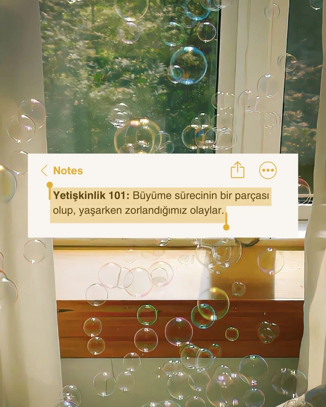 Yetişkinlik 101:
Zorlukları kabul etmek,
yine de ilerlemeyi se&ccedil;mek
ve yolun tadını &ccedil;ıkarabilmek.