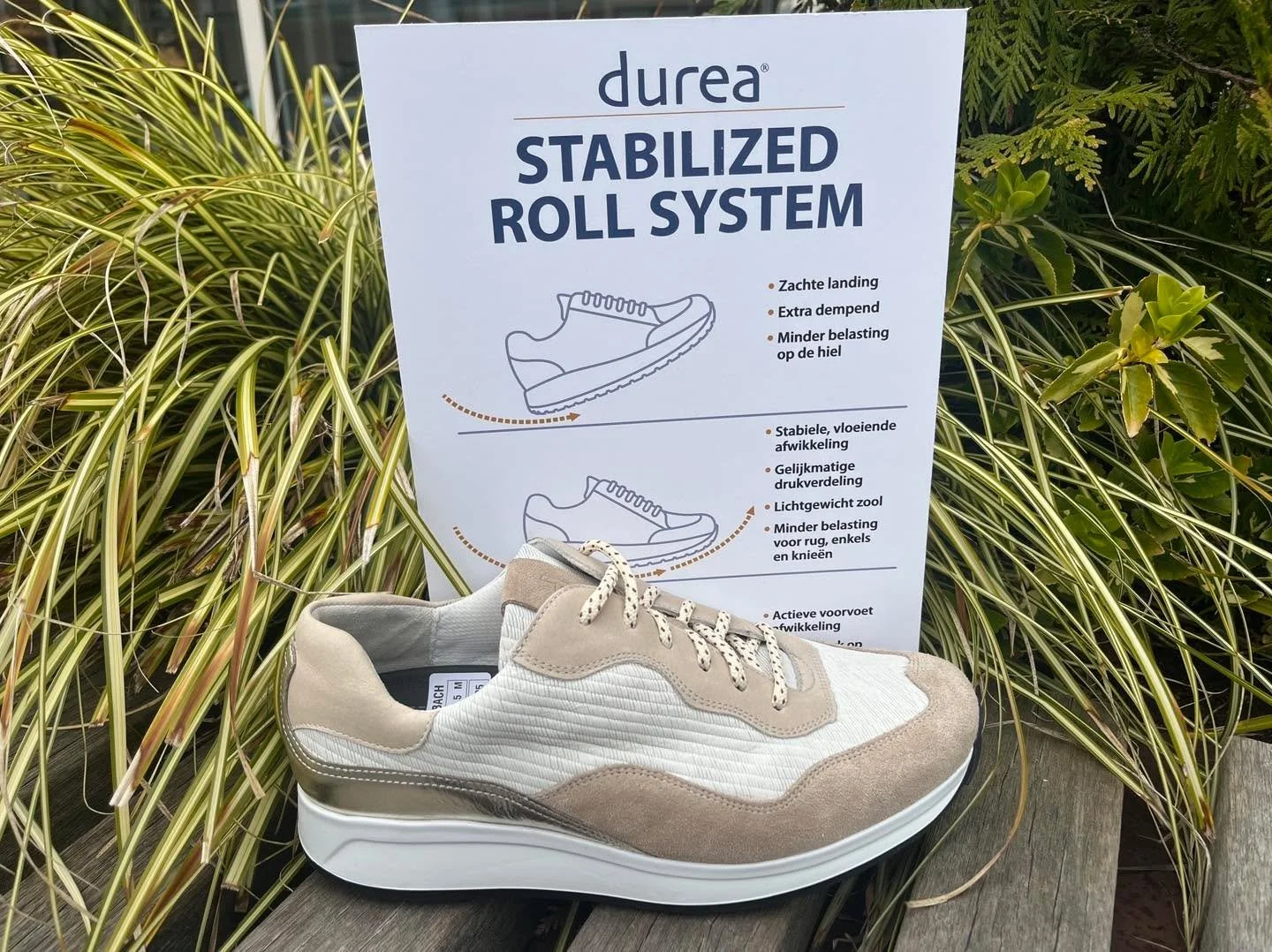 Durea

Grote collectie in:
Schoenen 
Sneakers
Sandalen
G,H,K en M wijdte

&ldquo; Lekker lopen begint bij Nobach &ldquo;