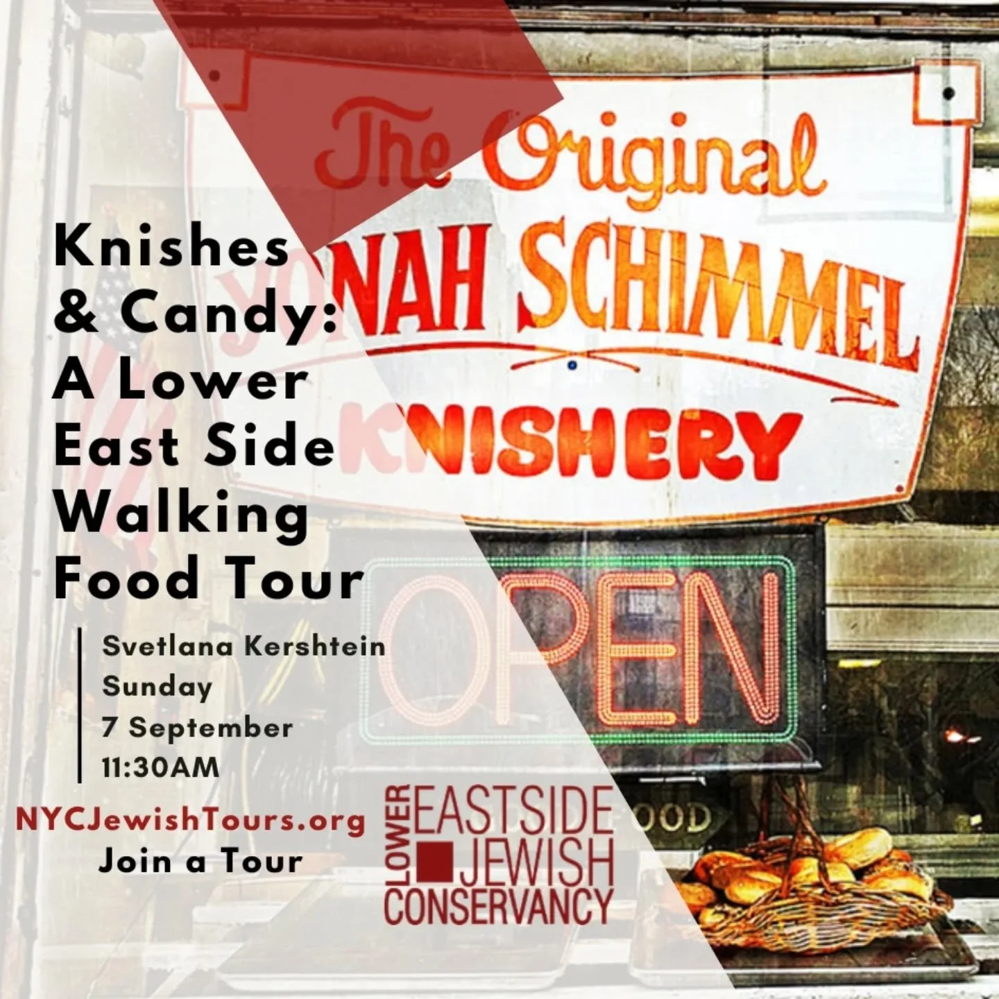 From flaky, golden old-world classic knishes to chewy old-school candies, this tasty walking tour will introduce you to the delicious traditions of New York City&rsquo;s most iconic immigrant neighborhood. 

Join us for Knishes and Candy: A Lower Eas