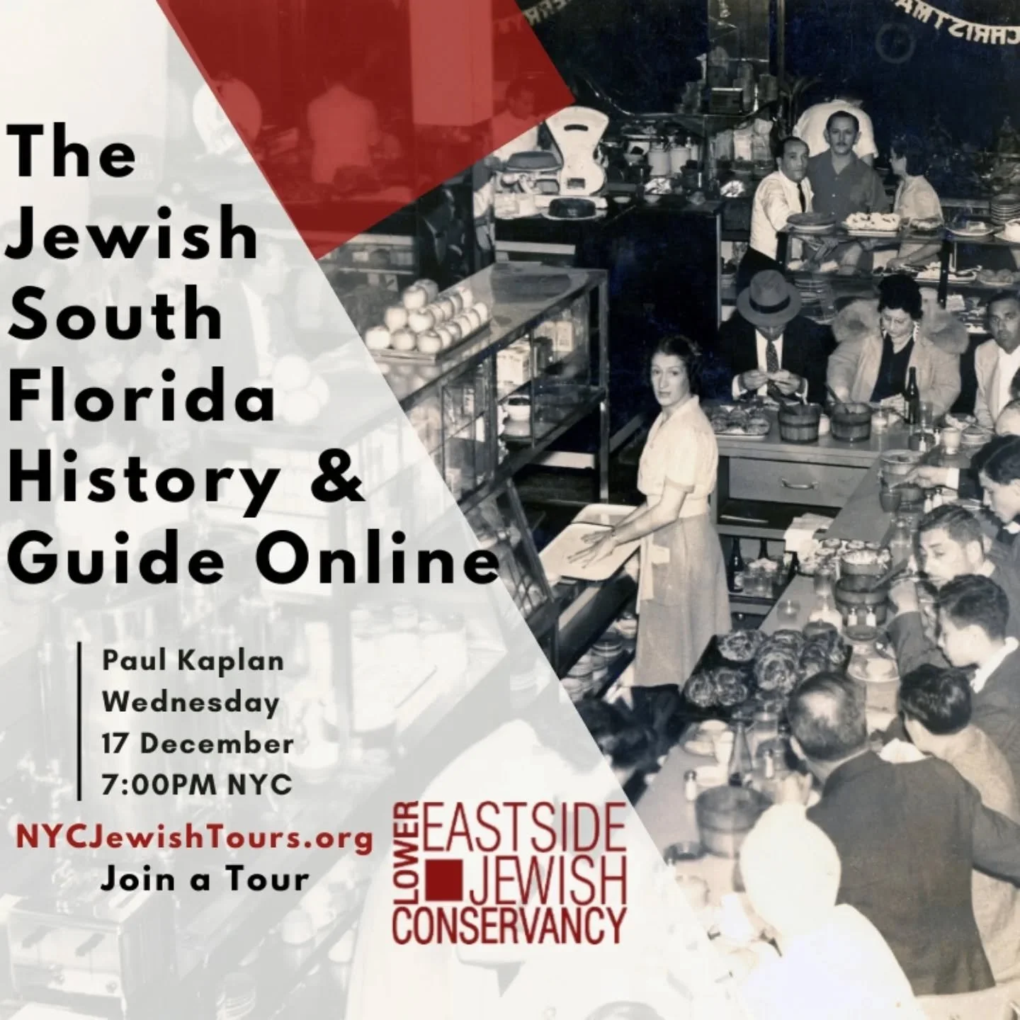 Join the Lower East Side Jewish Conservancy on Wednesday, 17 December for a virtual exploration of South Florida&rsquo;s Jewish history from the improbable development of Miami Beach and Miami (it&rsquo;s boom, bust, and rebirth) to the first pioneer