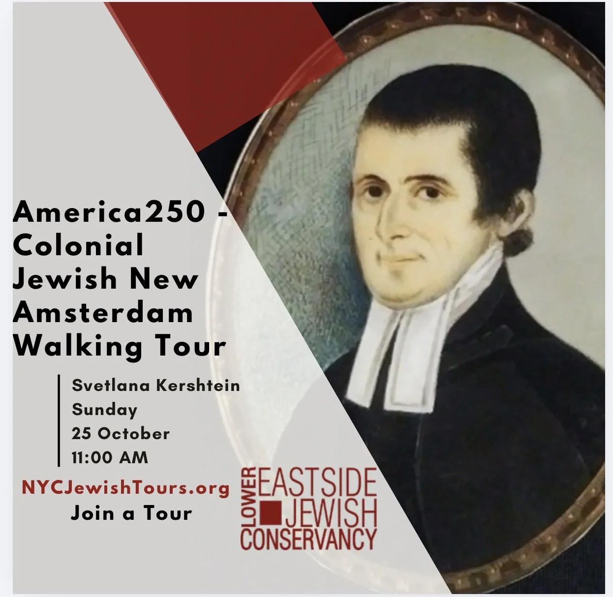 America 250 - Colonial Jewish New Amsterdam Walking Tour