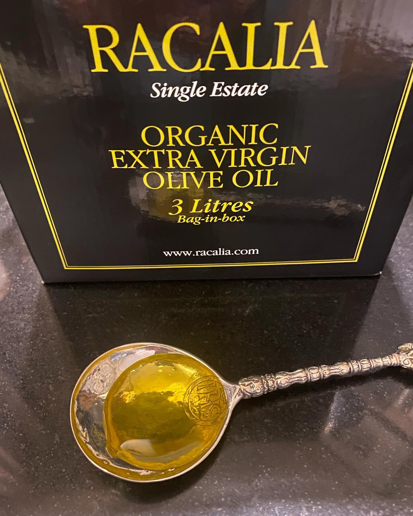 What&rsquo;s your new year resolution? A spoonful of organic, extra virgin, Racalia Olive Oil a day to boost your health? There is so much data on the benefits of high quality extra virgin olive oil so why not give it a go @racalia_olive_oil #evoo #e