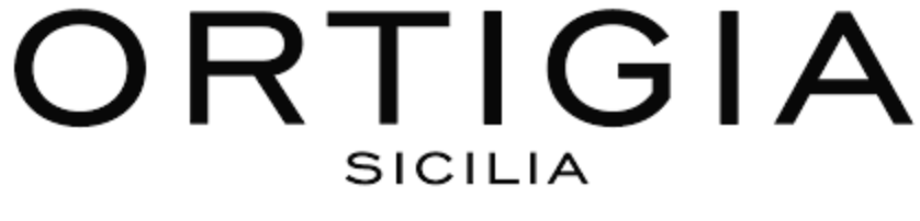 Logo of "Ortigia Sicilia" brand in black text.