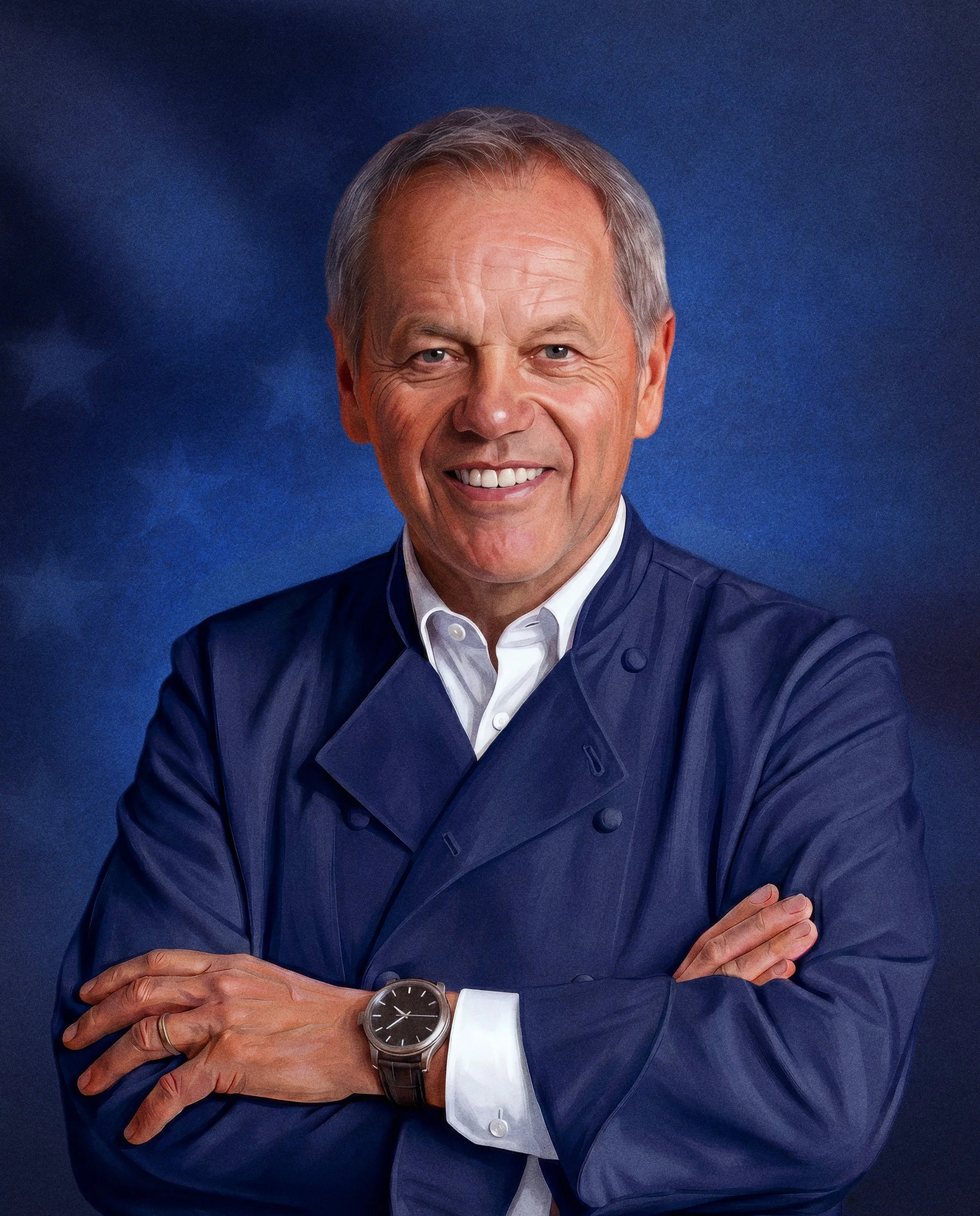 FORBES Wolfgang Puck Portrait