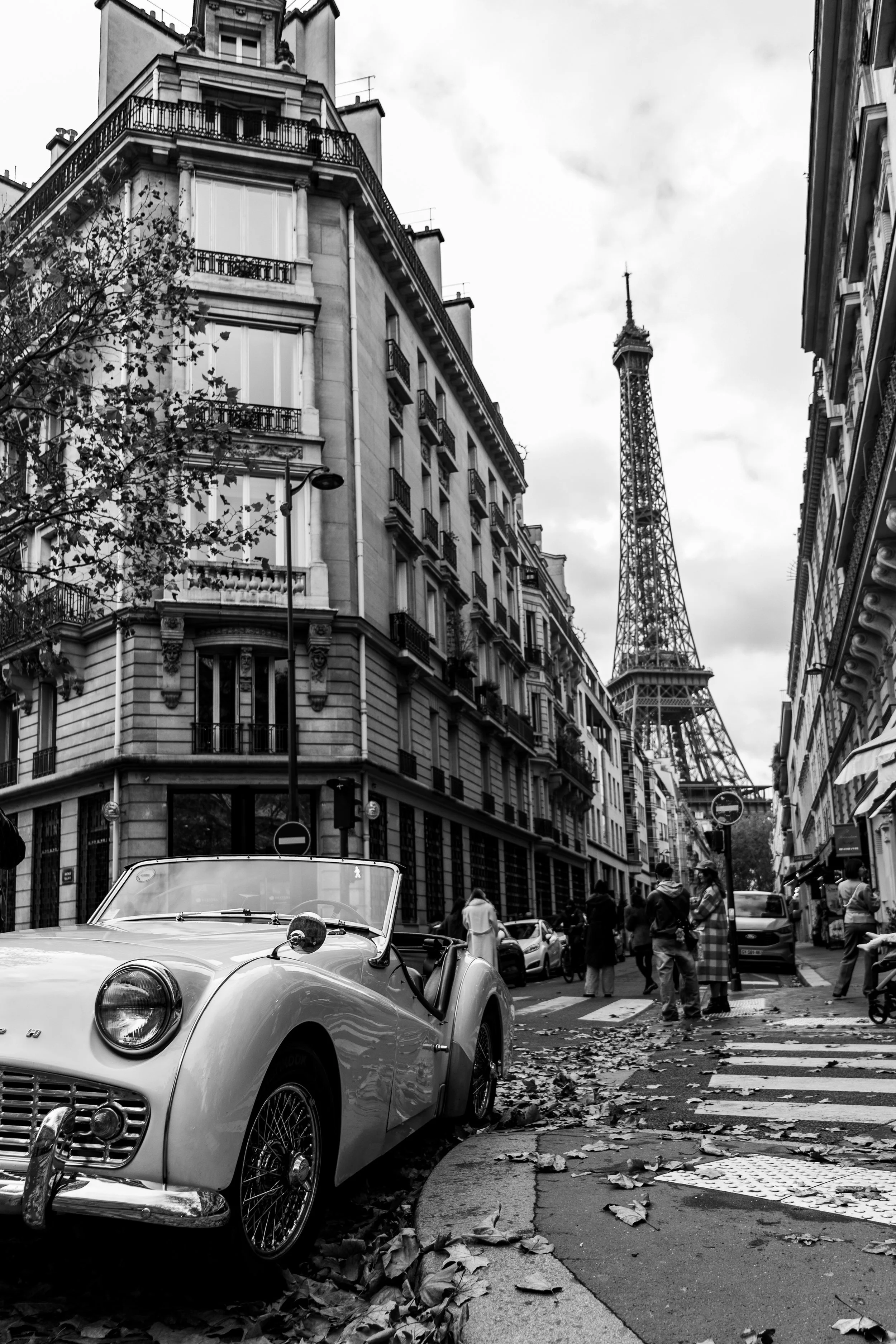 Vintage Car In Paris