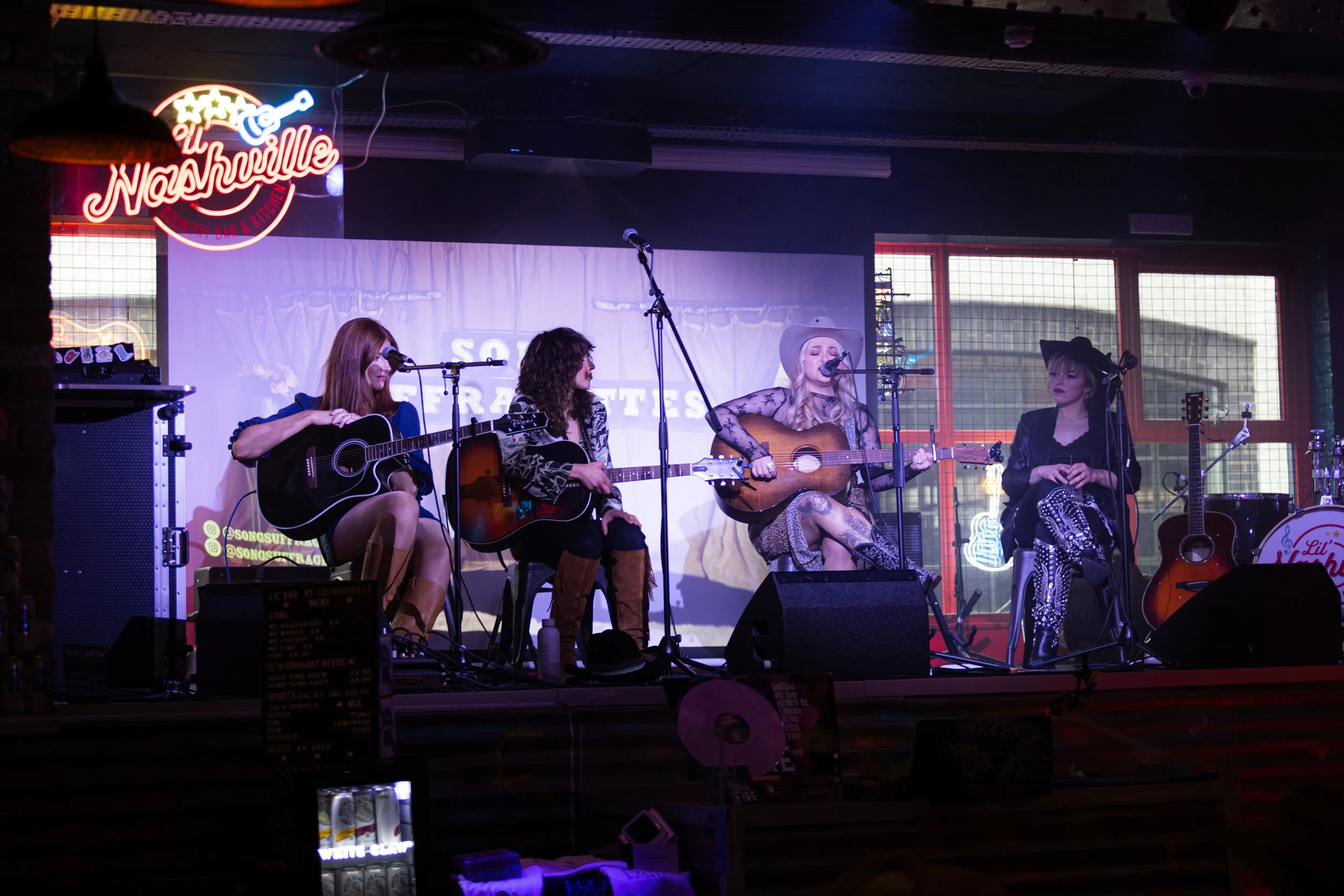 Supporting the London Song Suffragettes at Lil Nashville