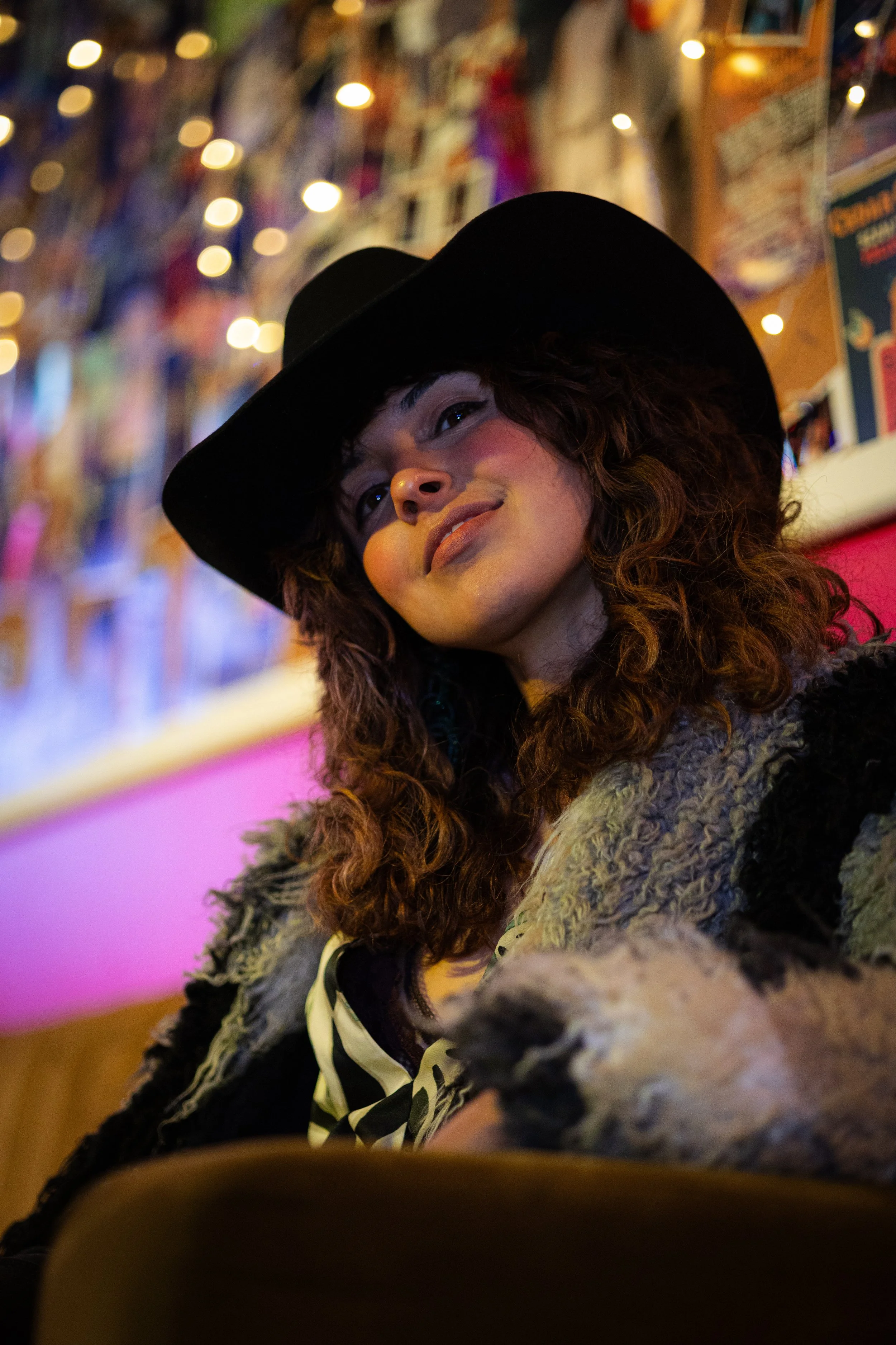 Brooke Law wearing Uk Country Hat