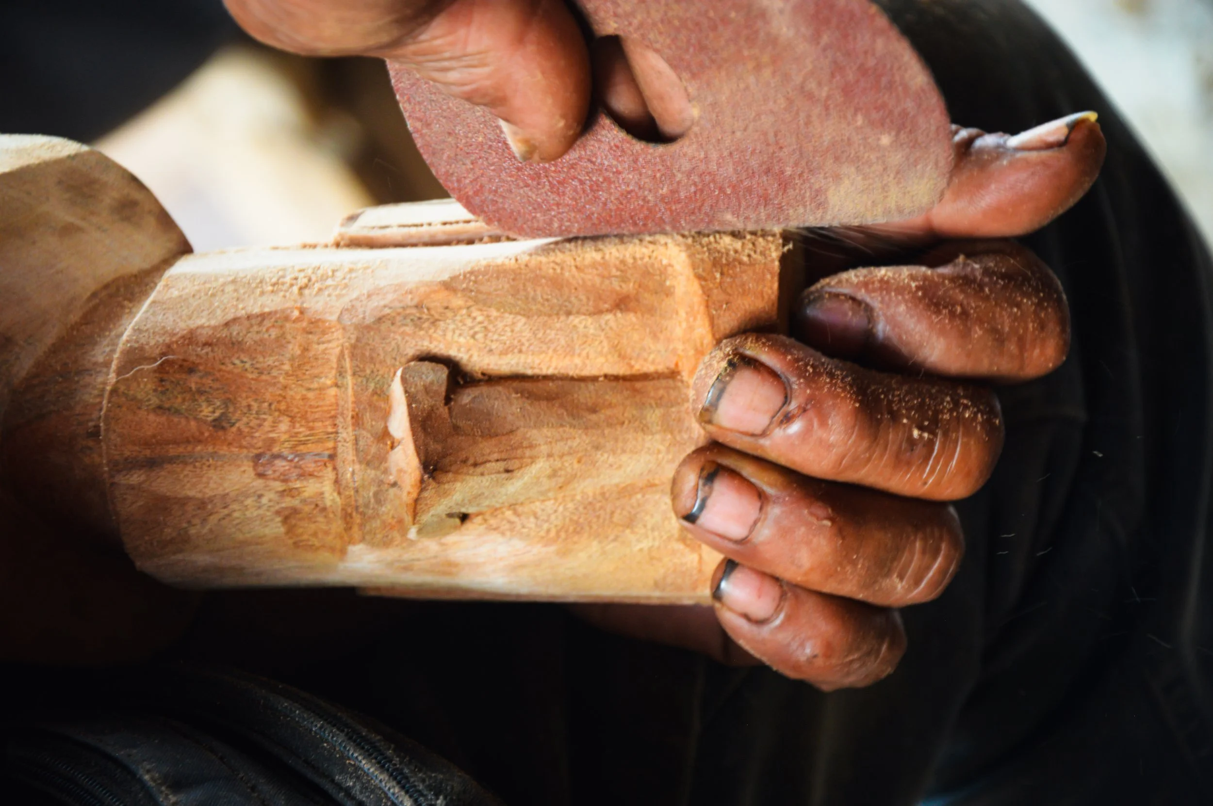 Wooden Maoi, Rapa Nui