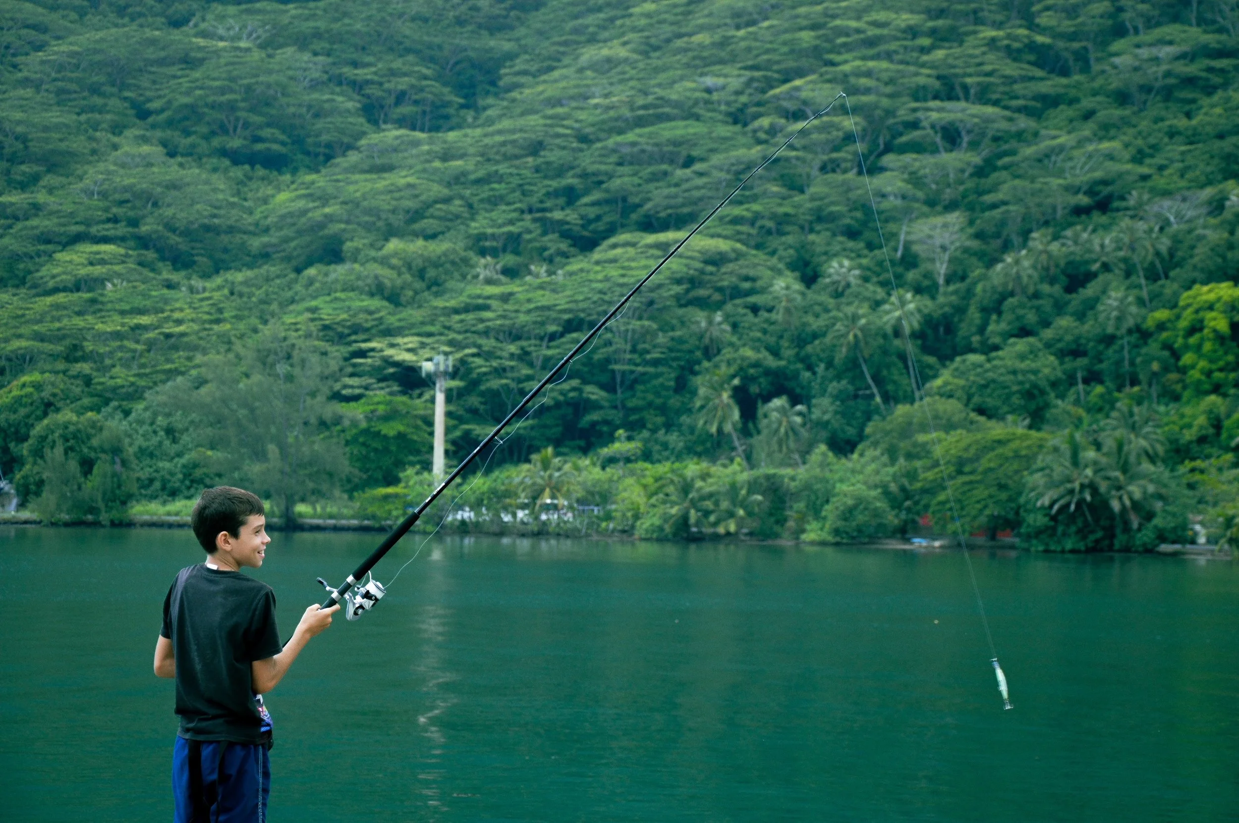 Fishing, Mo'orea Marina