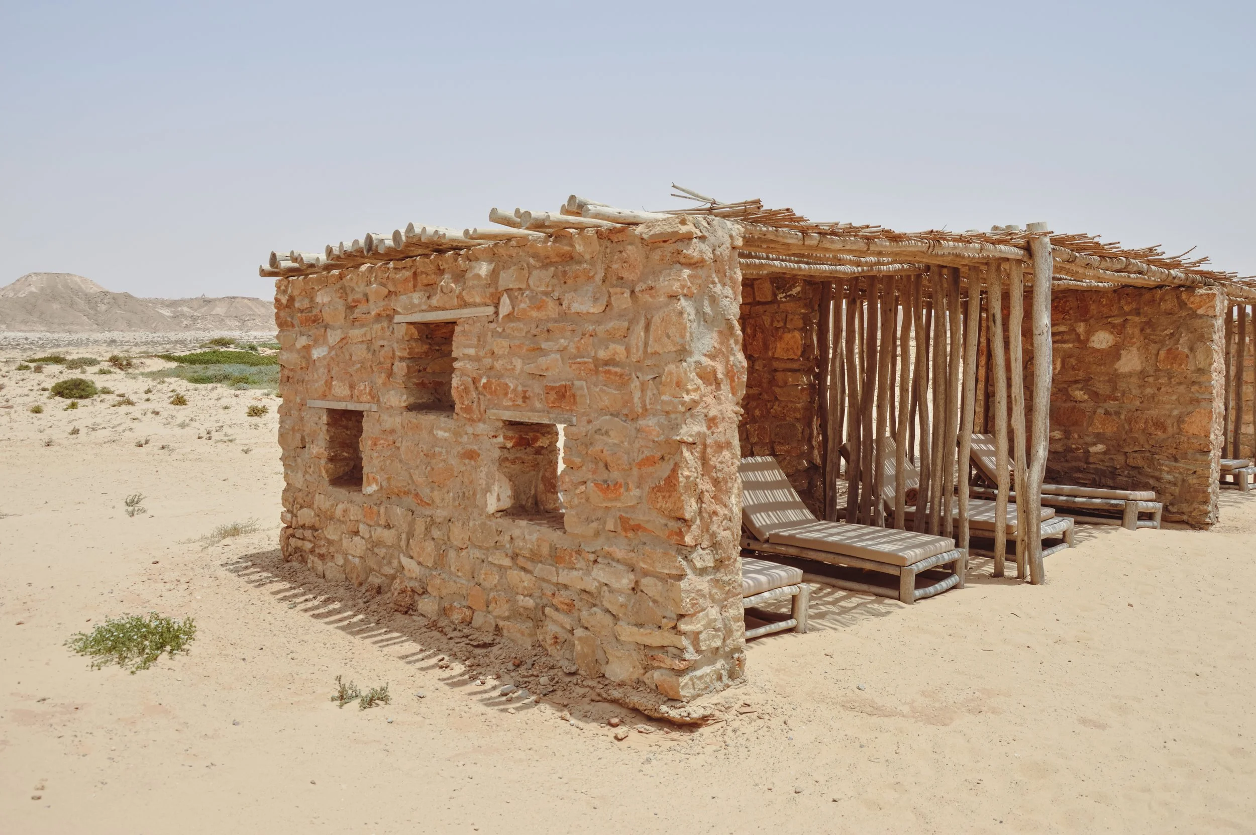 Sunbathing Hut, Dakhla Lagoon