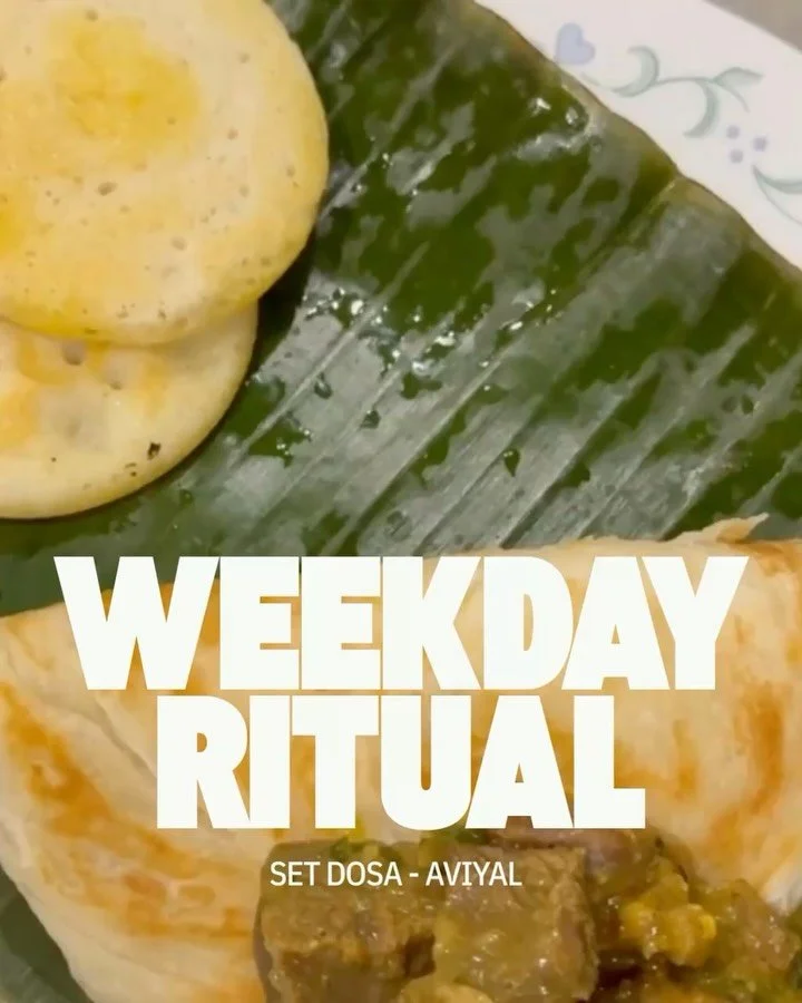 My childhood memories always takes me back to the Tiffin centre and Parotta Kadai! While Vadai curry is famous, Aviyal goes best with Set Dosa. After a long day, we always search for a Parota Kadai haha :)

For Simple Aviyal &amp; Mutton Curry Recipe