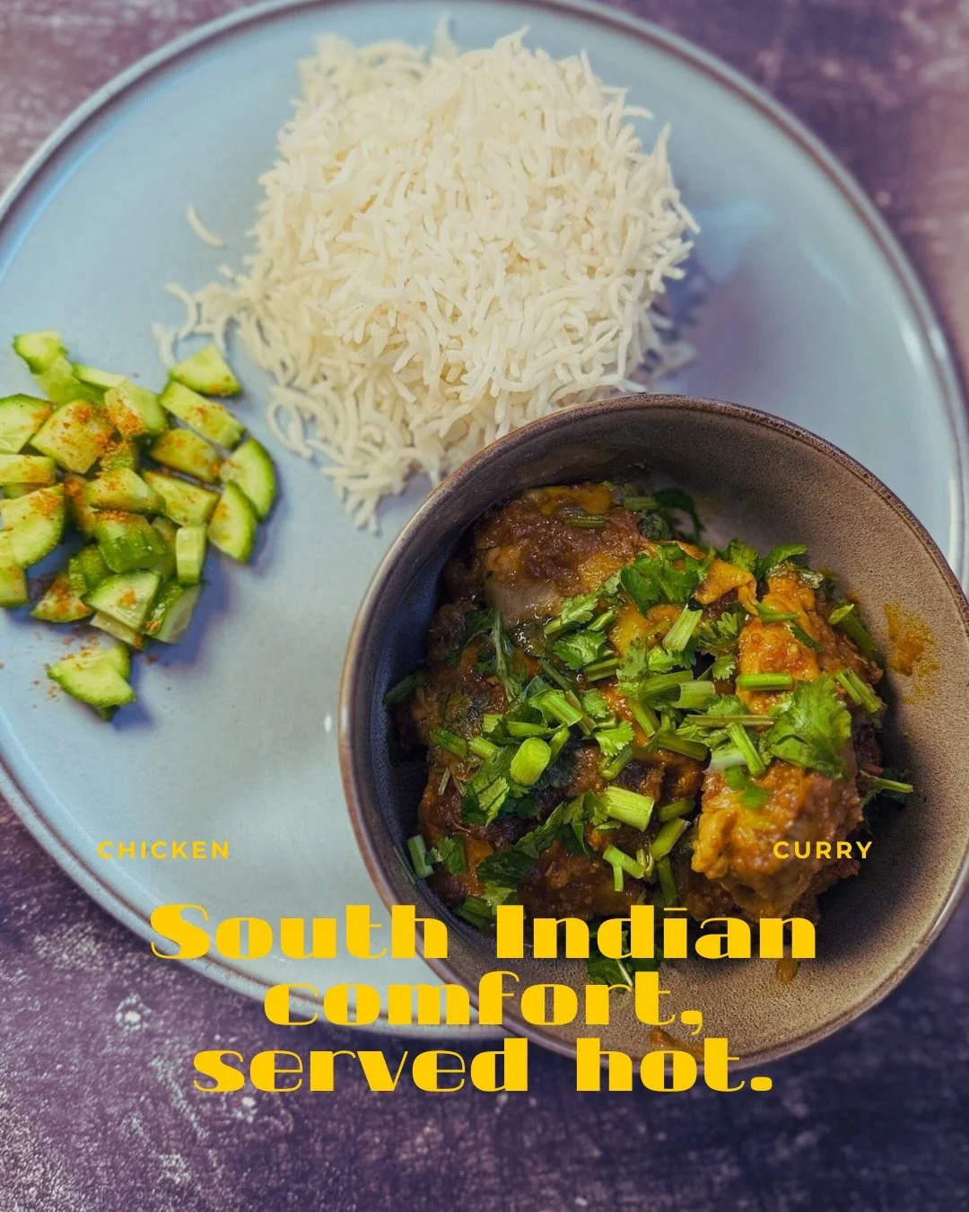 Recipe of the week - Chicken Curry aka Chicken Kozhumbu made with our curry powder and meat masala 🤩🫶🧡

Grab the recipe link in the bio.