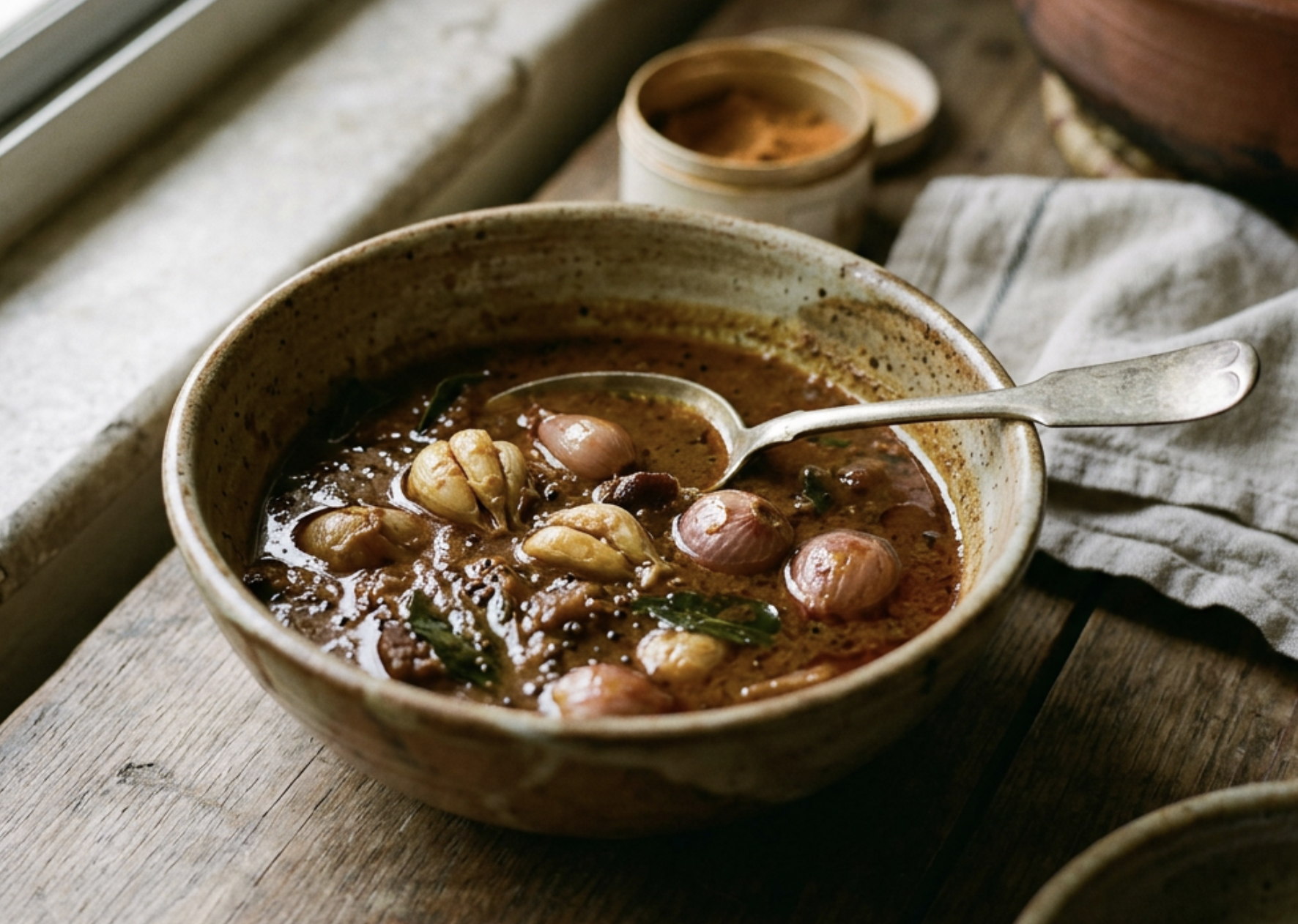 South Indian Tamarind Curry - Puli kulambu