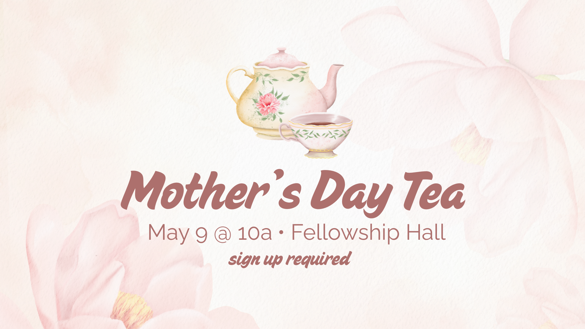 Mother's Day Tea