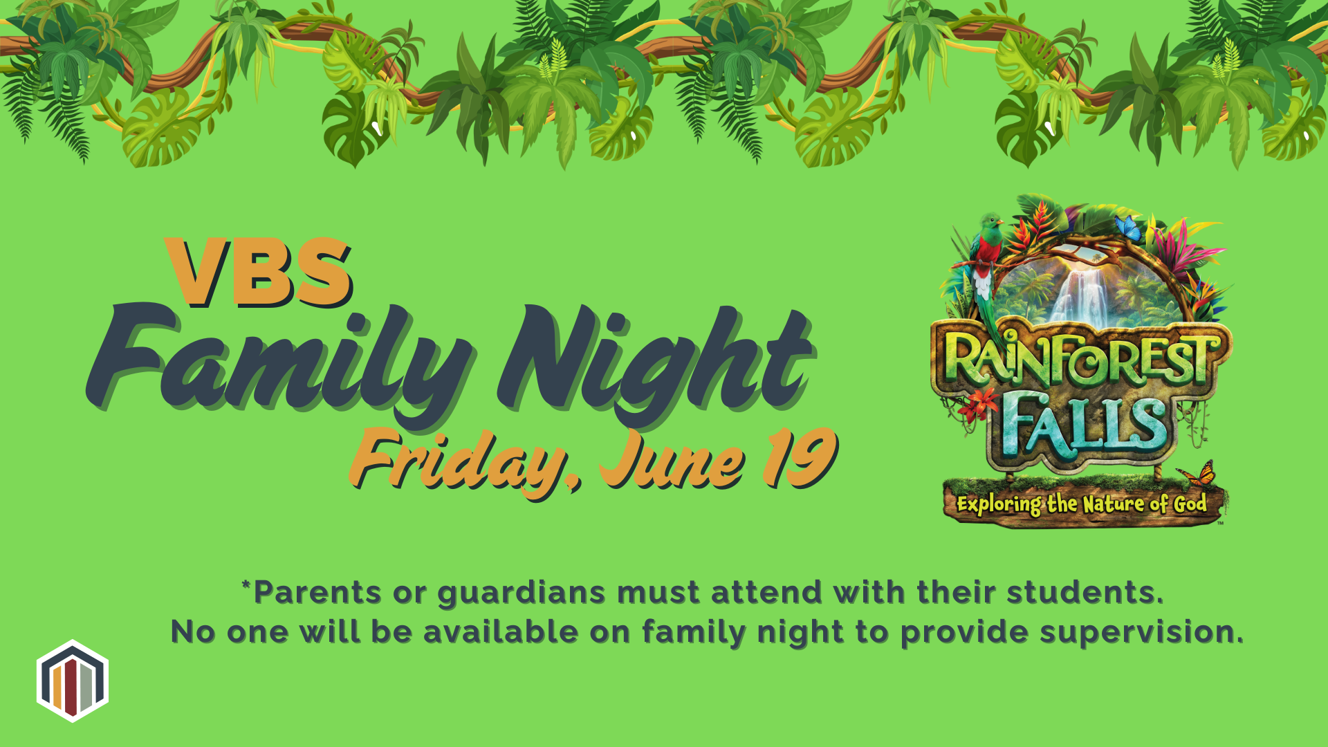 VBS Family NIGHT INFORMATION