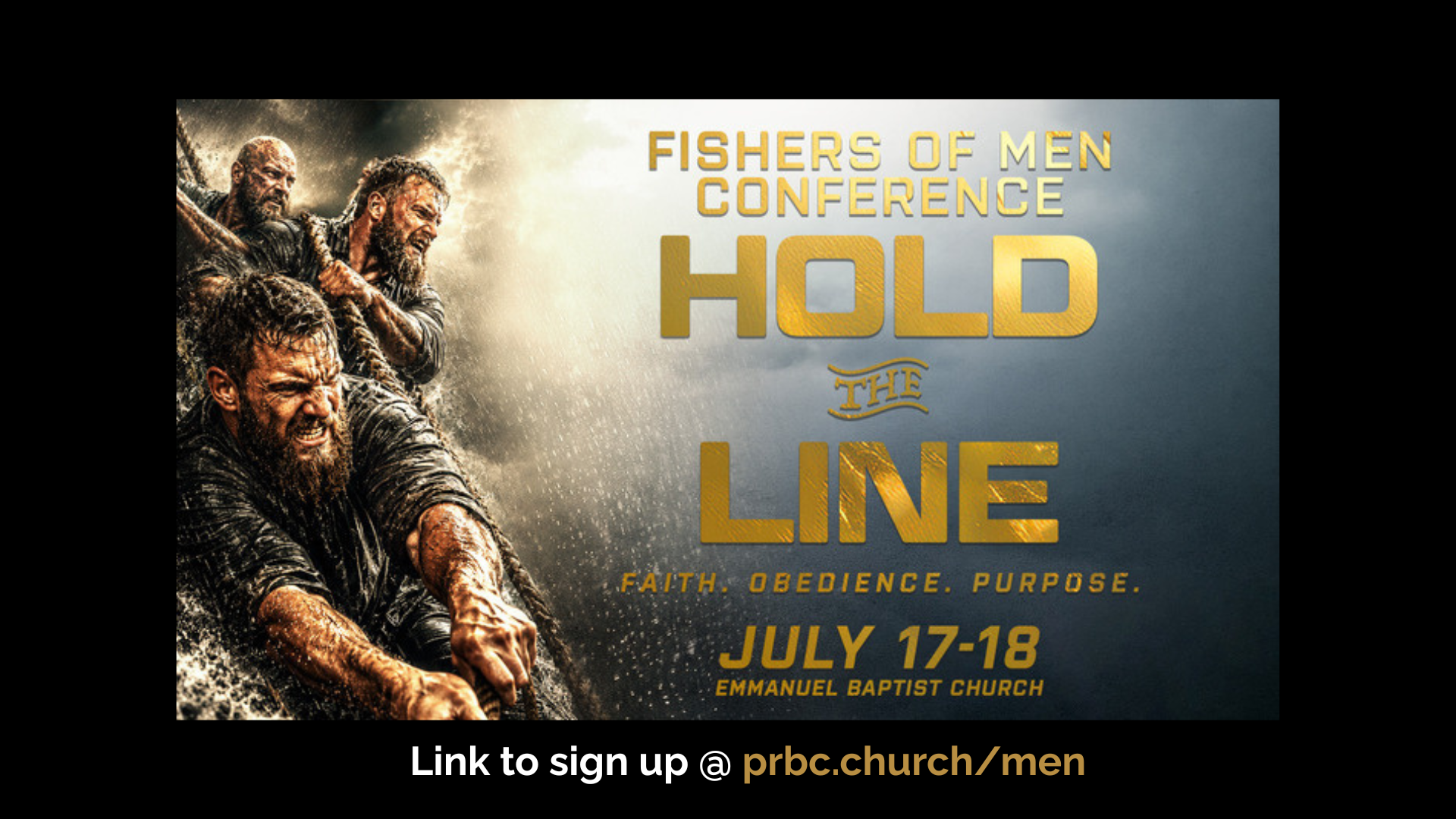 Men's Hold the Line Conference