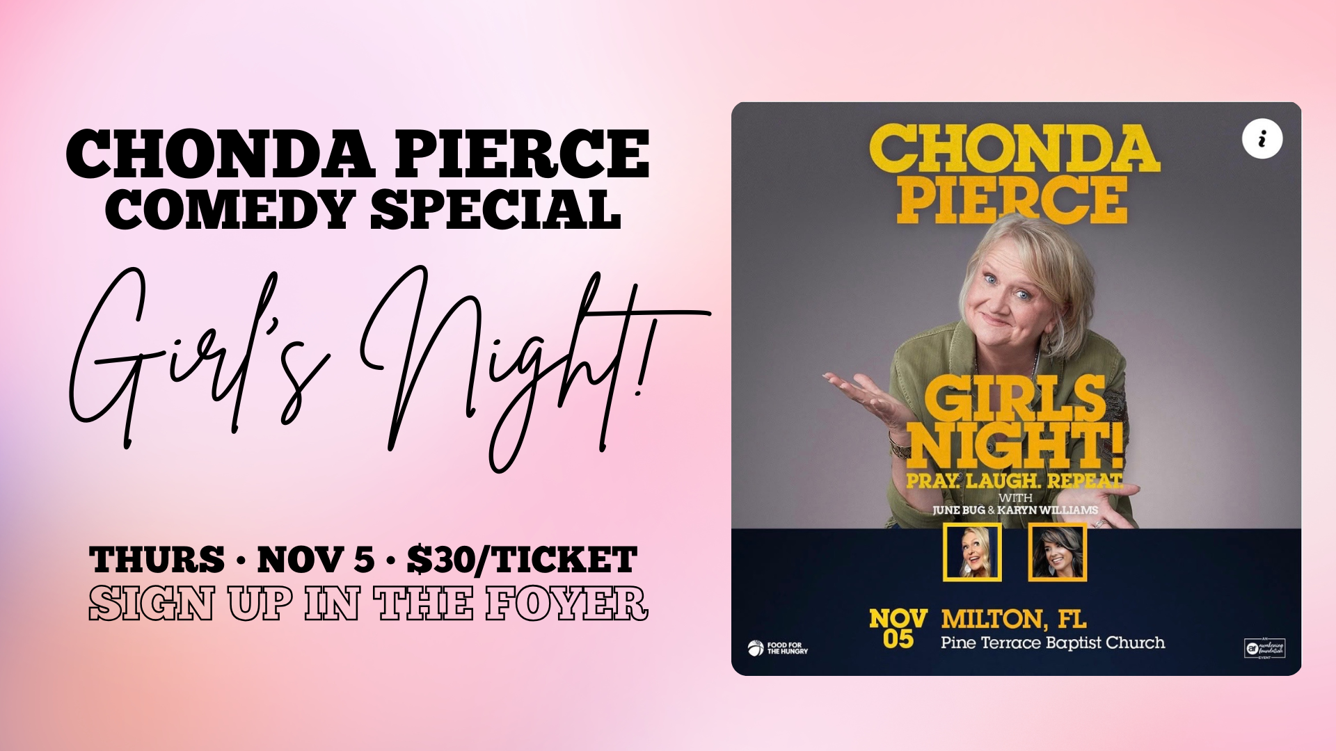 Girls Night Out with Chondra Pierce